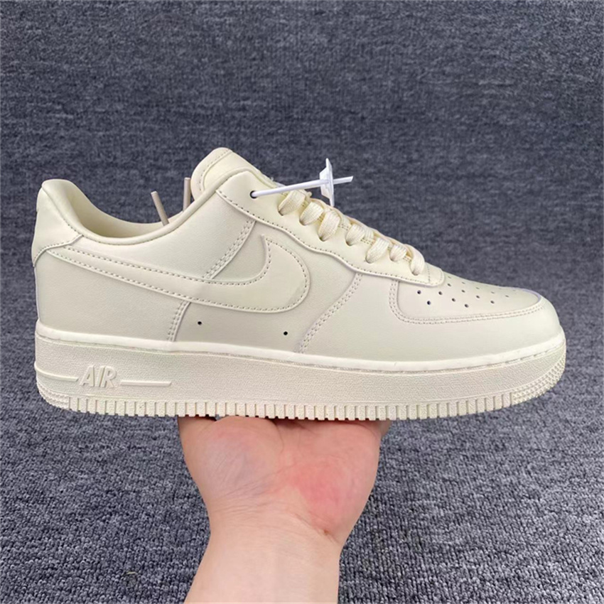 Women's Cream Air Force 1 Shoes Top 0263